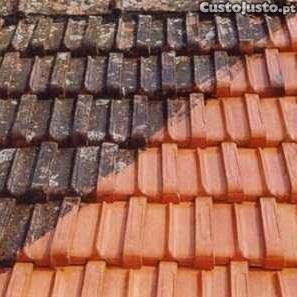 Lavagem telhados com Hidrofugante/ Reparações