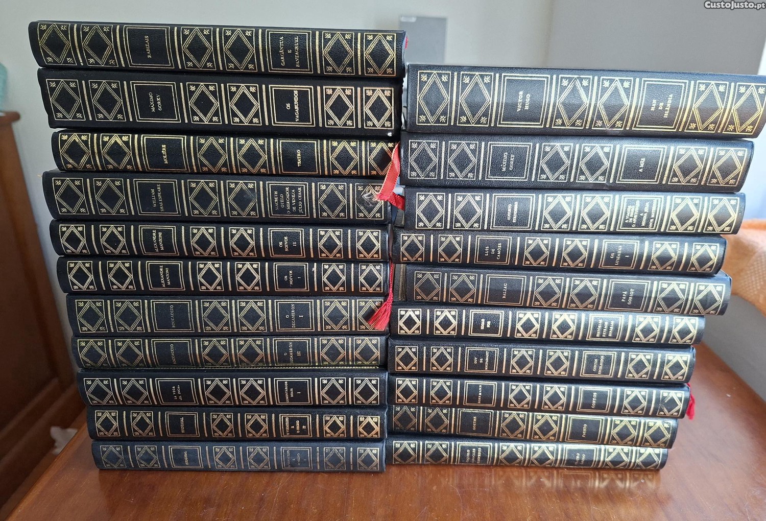 27 Volumes Da Linda Coleção Grandes Clássicos Da Literatura Mundial ...