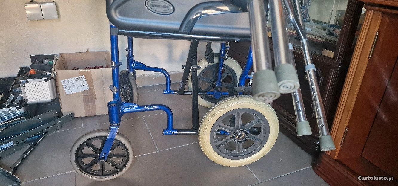 Cadeira nova idosos confortavel  alta qualidade rodas grandes