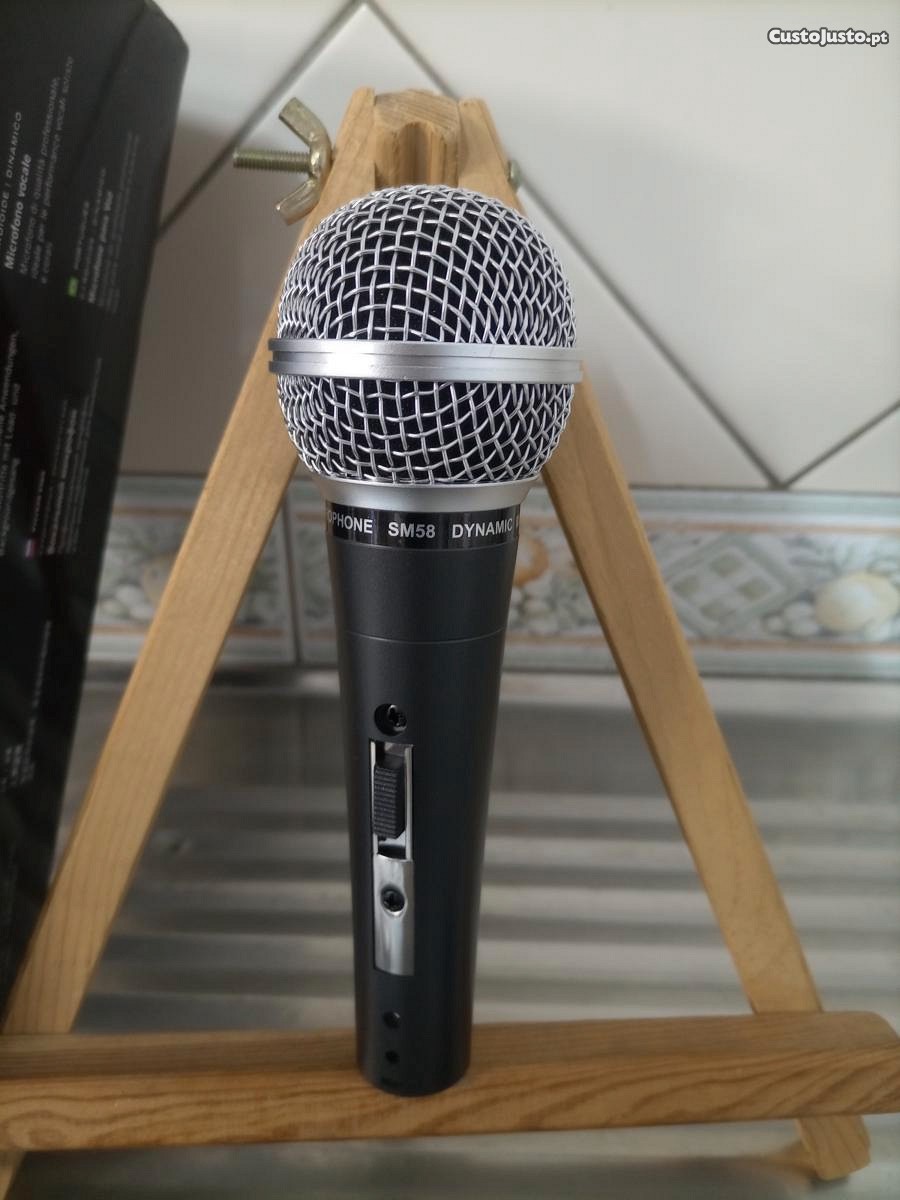 Microfone Dynamic SM58 Novo