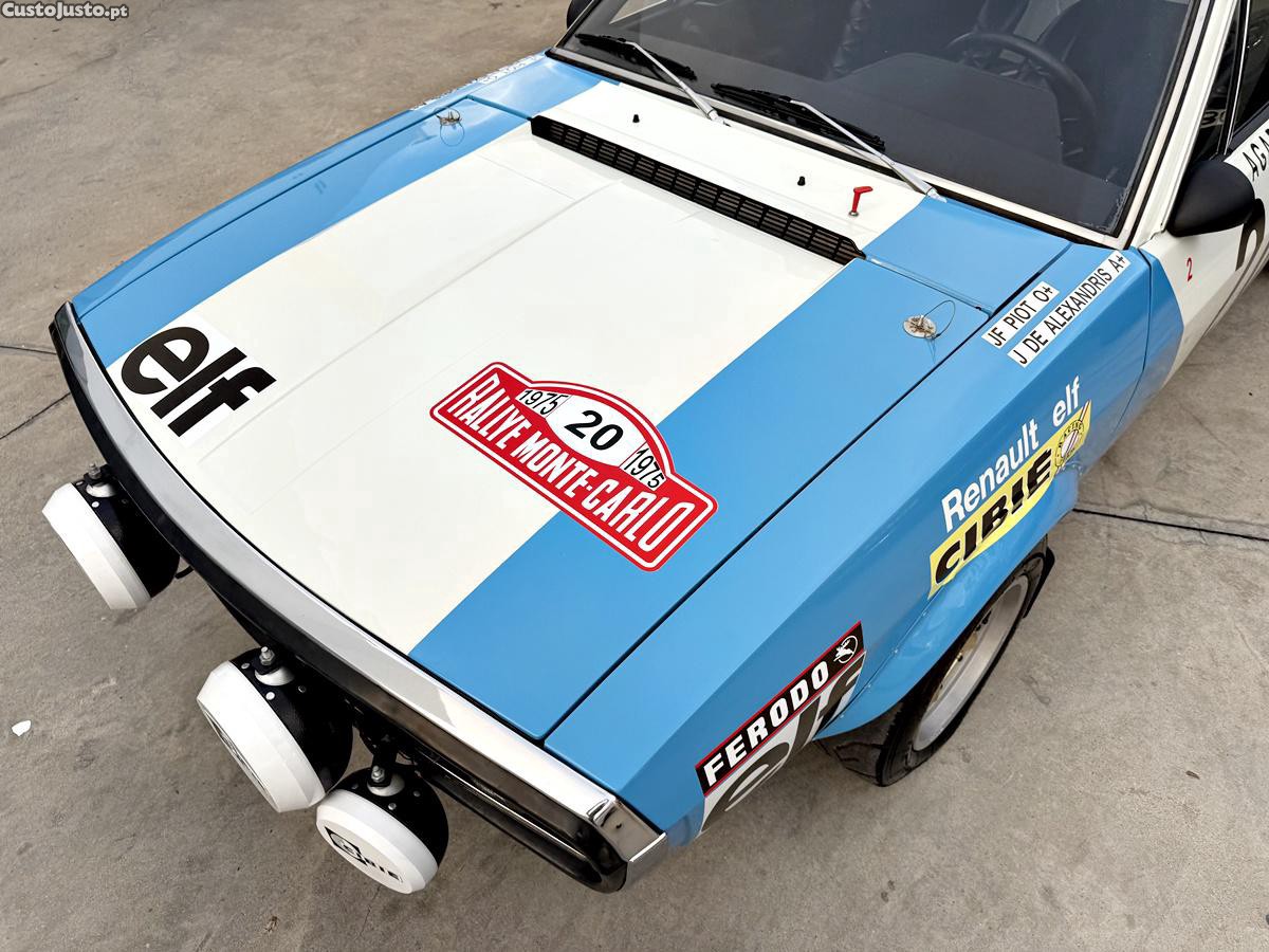 Renault 17 R Gordini 1 De 2 Carros Construídos De Fábrica. Vencedor Rally Monte Carlo De 1975 — fotografia 5
