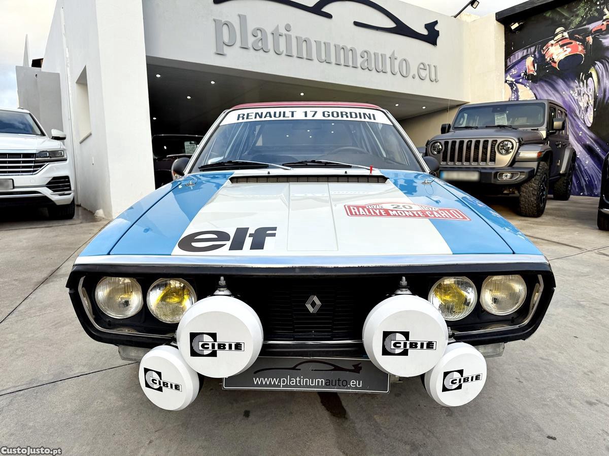 Renault 17 R Gordini 1 De 2 Carros Construídos De Fábrica. Vencedor Rally Monte Carlo De 1975 — fotografia 53