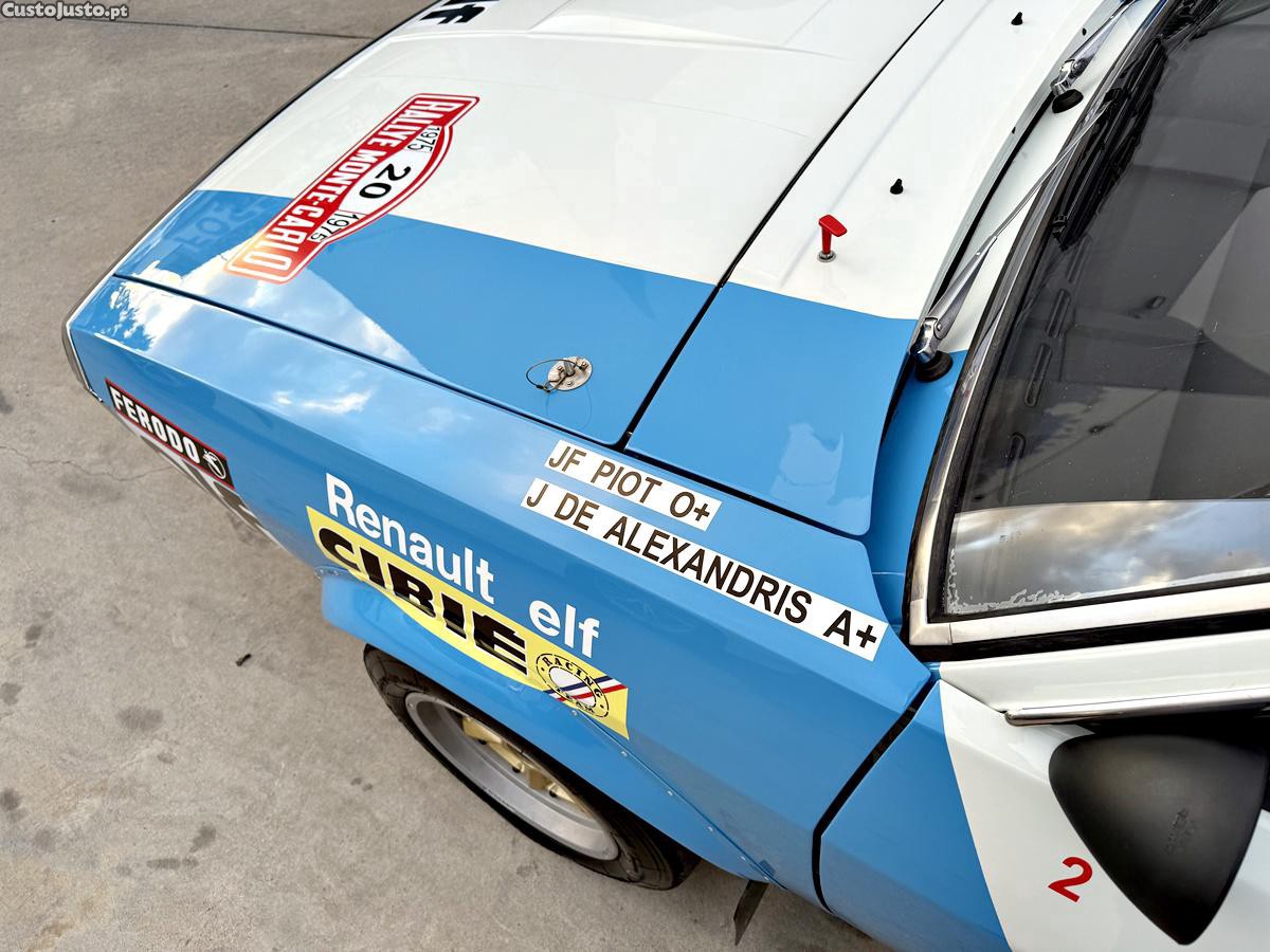 Renault 17 R Gordini 1 De 2 Carros Construídos De Fábrica. Vencedor Rally Monte Carlo De 1975 — fotografia 7
