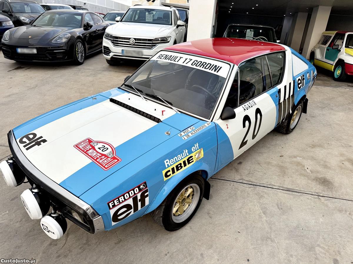 Renault 17 R Gordini 1 De 2 Carros Construídos De Fábrica. Vencedor Rally Monte Carlo De 1975 — fotografia 3
