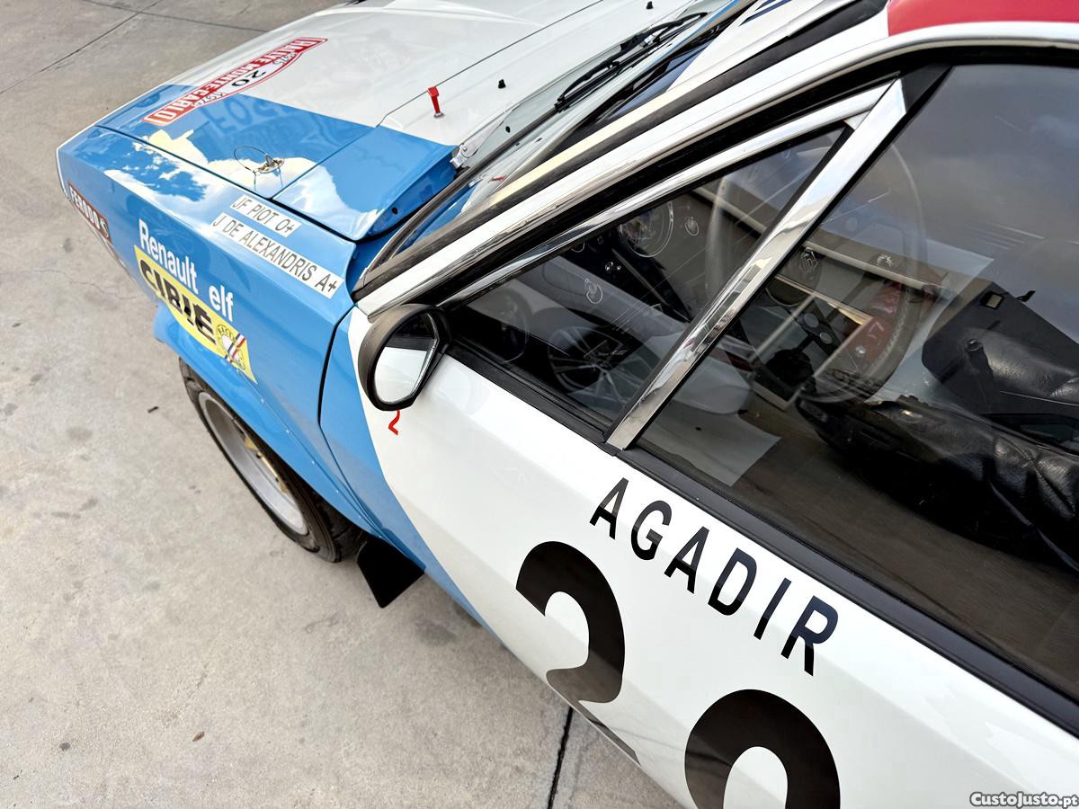 Renault 17 R Gordini 1 De 2 Carros Construídos De Fábrica. Vencedor Rally Monte Carlo De 1975 — fotografia 9