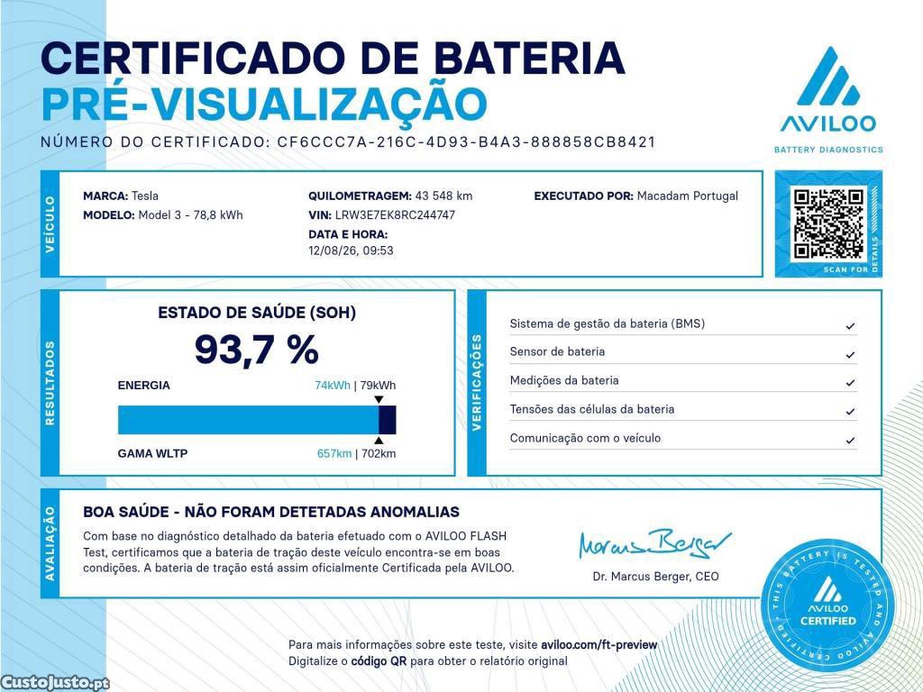 Tesla Model 3 Long Range Tração Integral - 24 — photo 5
