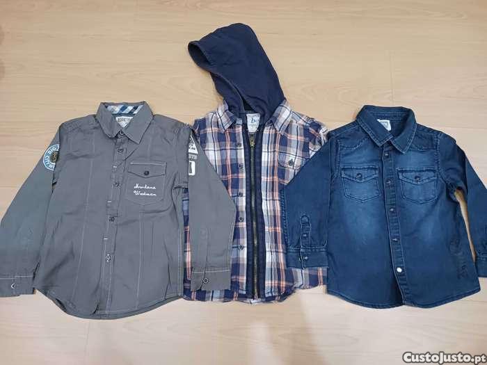 Pack de 3 camisas para criança - 4 anos