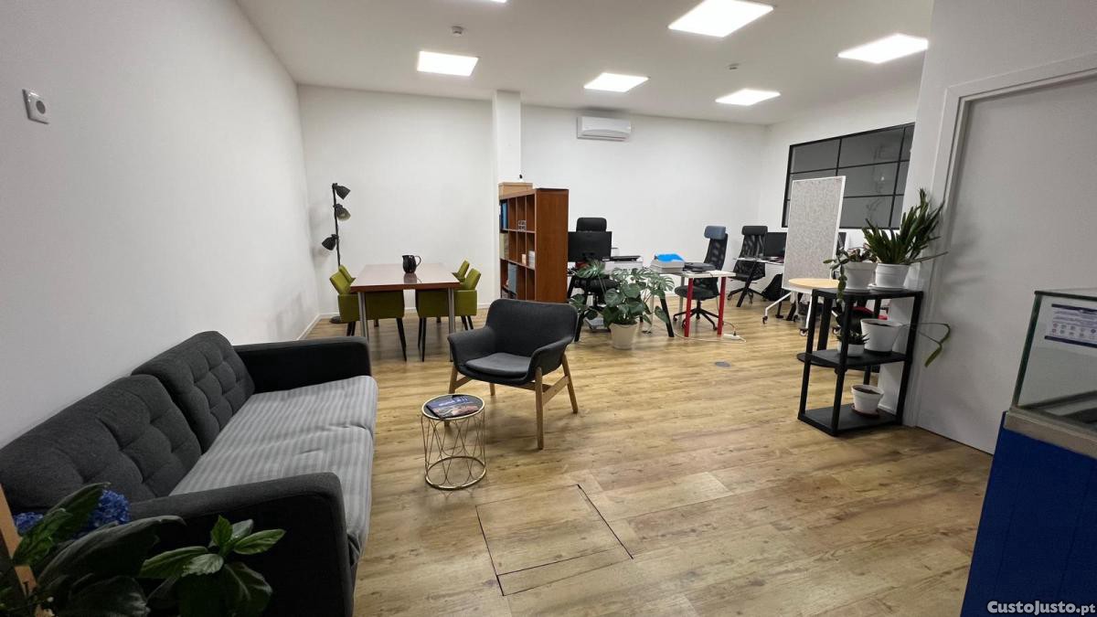 Escritório mobilado, com serviços incluídos