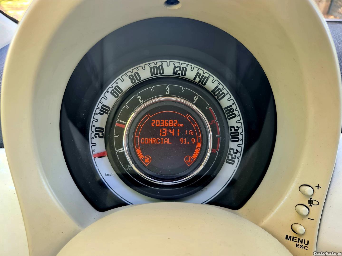 Fiat 500 Diesel 95cv A/C Teto Panorâmico — photo 5