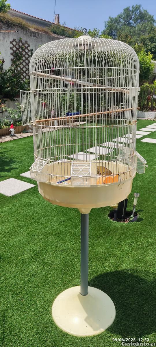 2 gaiolas para pássaros em bom estado