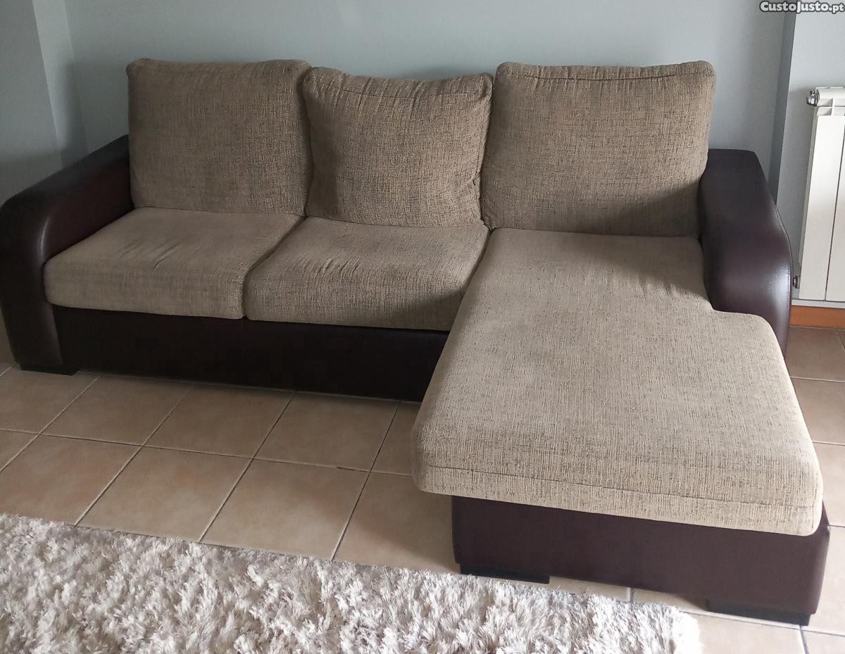 sofá com chaise longue