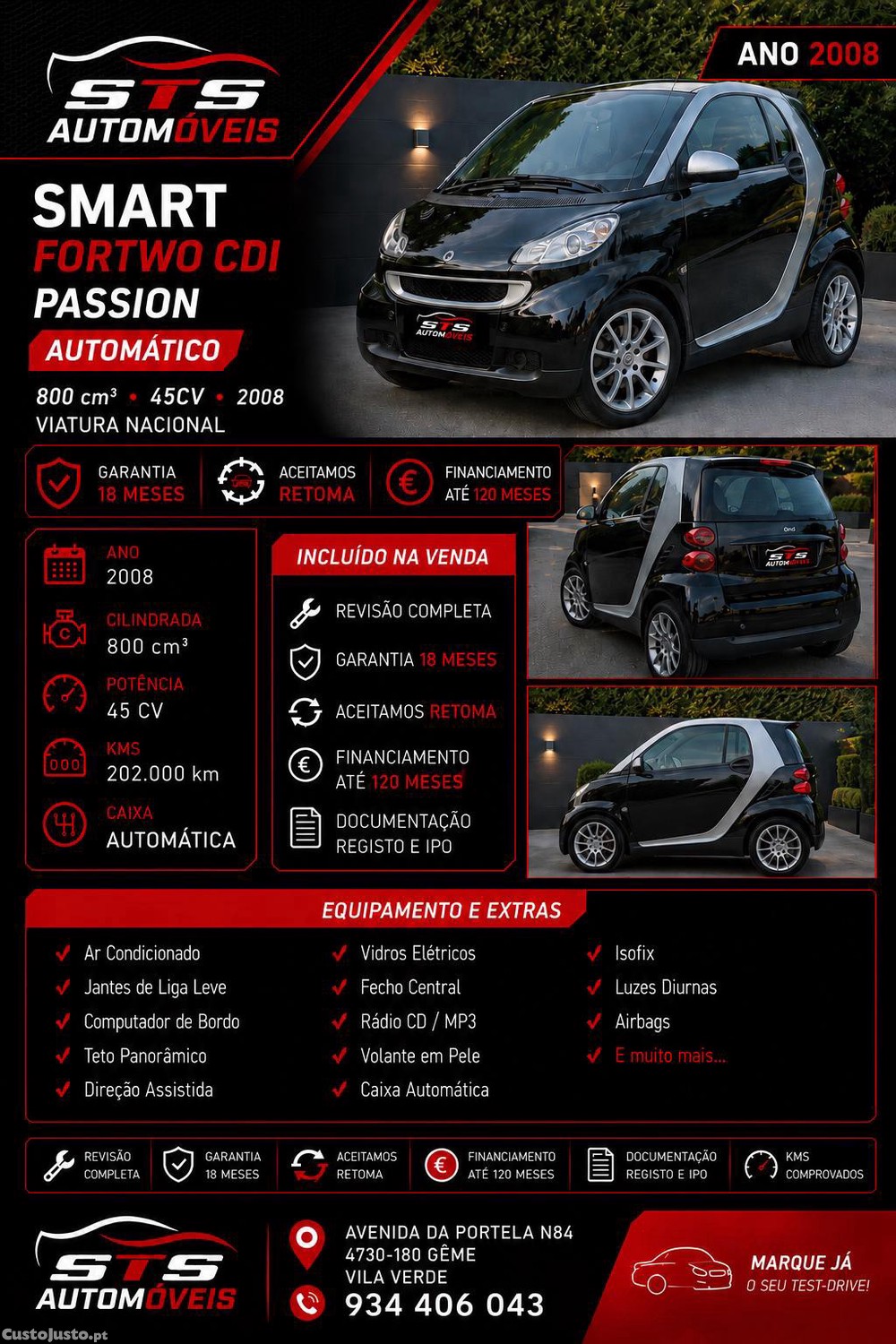 Smart ForTwo CDI Passion — photo 5