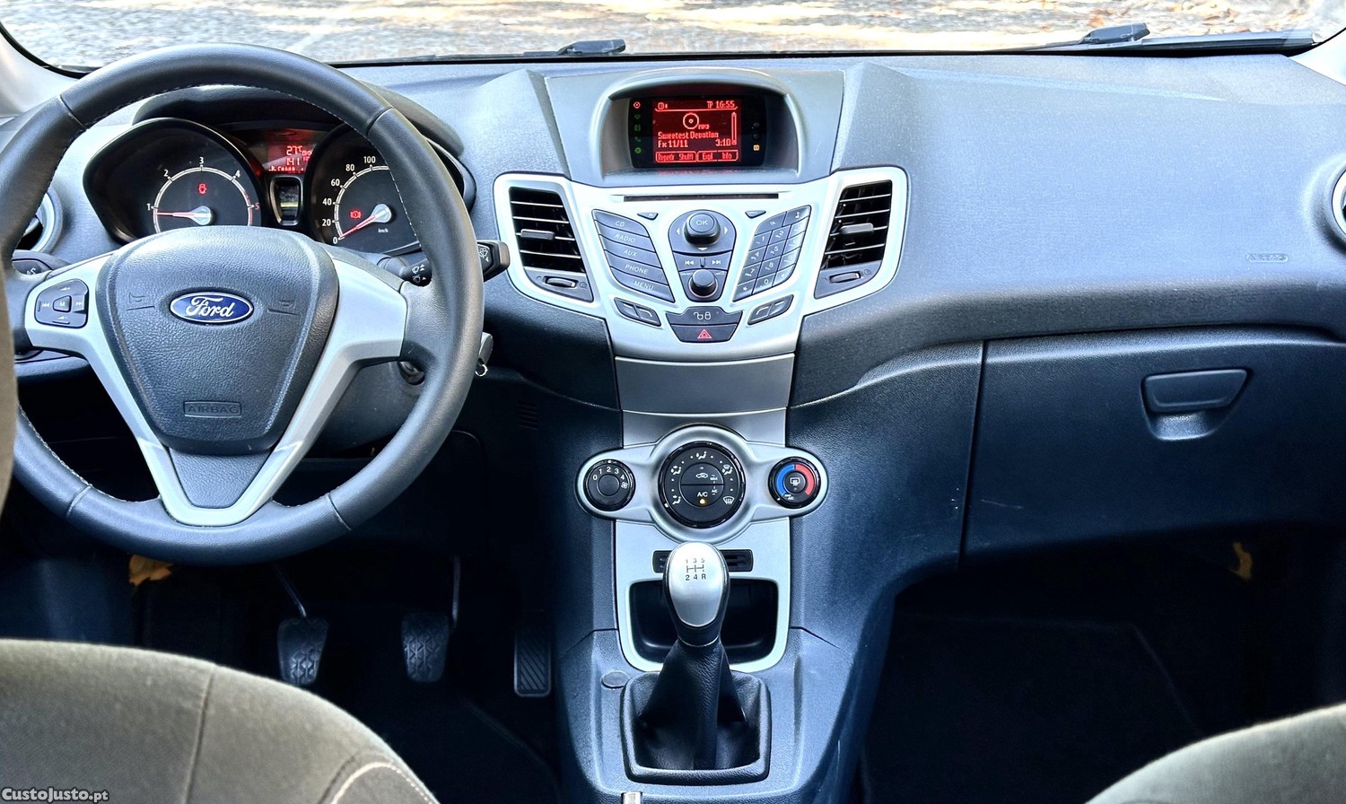 Ford Fiesta TREND 1.4 TDCI90Cv 1 DONO 2012/09 — fotografia 4