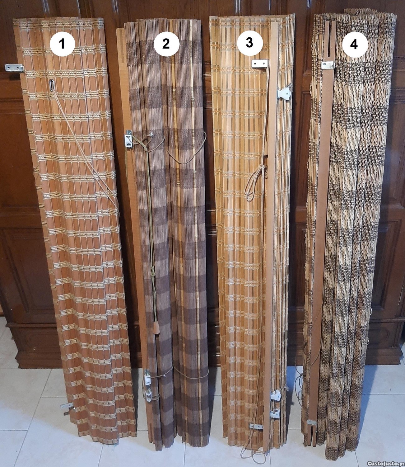 4 estores de janelas (bem estimados)