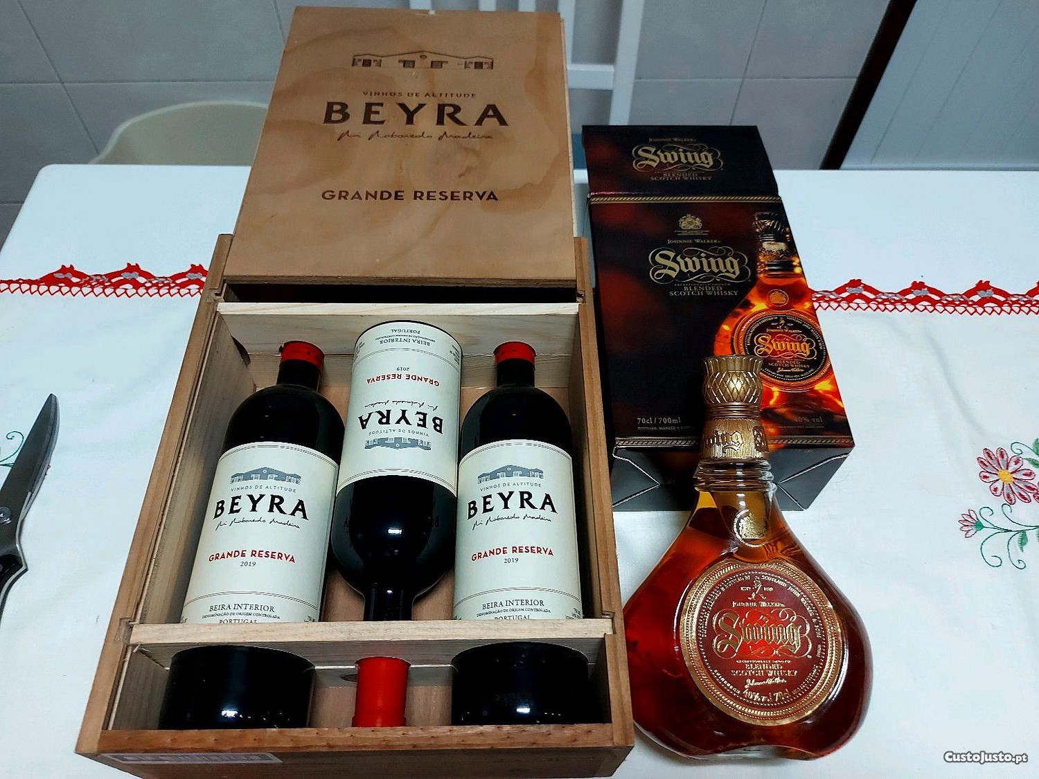 Whisky swing  + beyra grande reserva tinto 2019