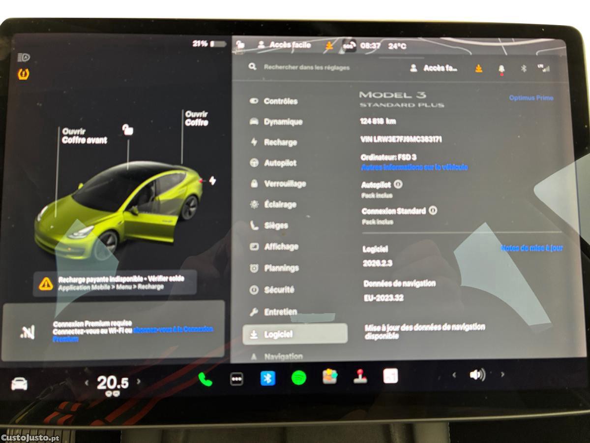 Tesla Model 3 Standard Range Plus RWD — fotografia 7