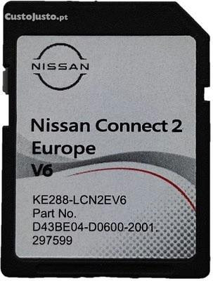 NISSAN Cartão GPS Connect 2 Europa v6 2021