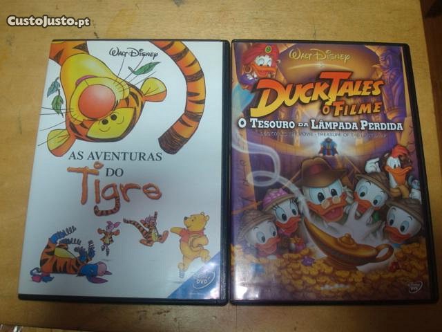  Dvd disney original as aventuras do tigre 
