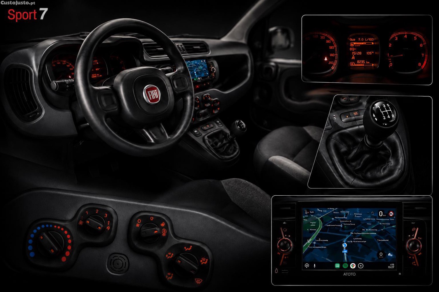 Fiat Panda 1.0 Híbrido - 84.600 Kms - Android Auto e Carplay — fotografia 3