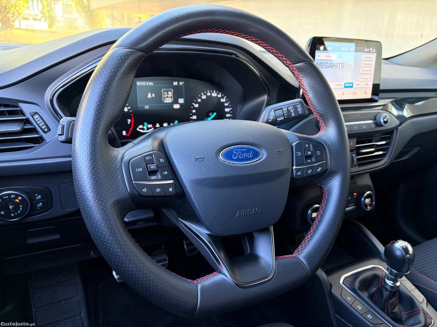 Ford Focus SW 1.0 ECOBOOST ST-LINE NACIONAL 1 ÚNICO DONO 125 CV 89,000 KMS — fotografia 10