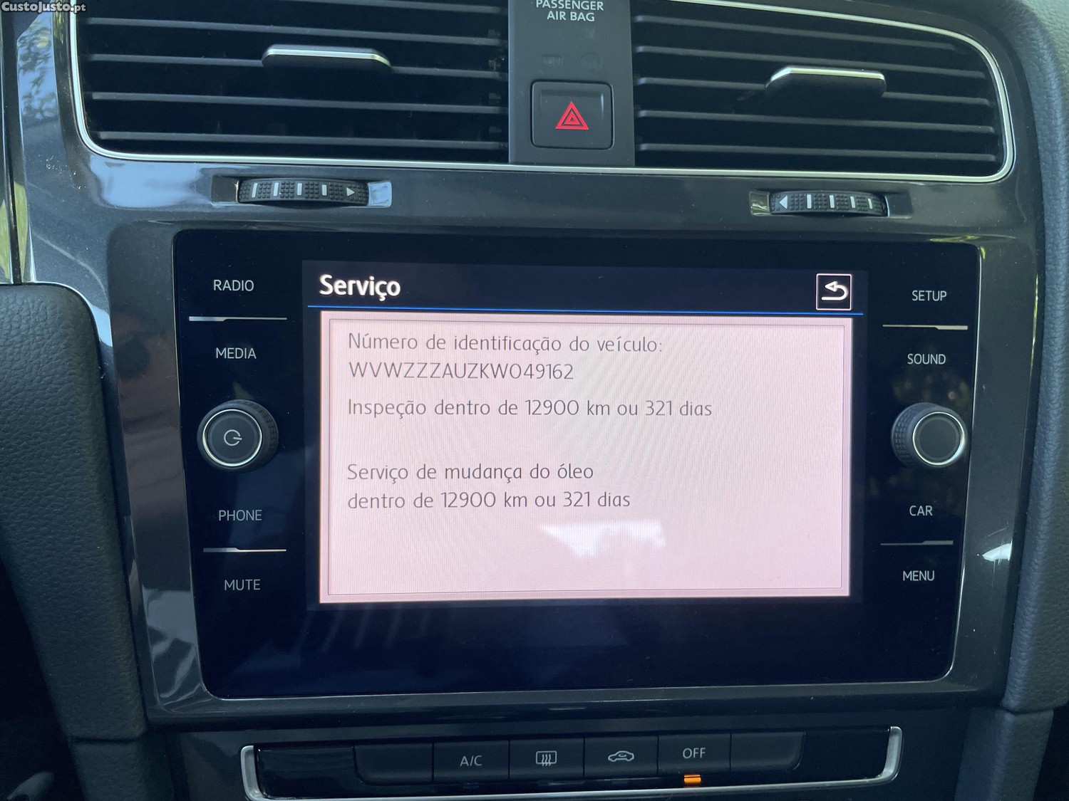 Volkswagen Golf VII 7.5 TDI 2018 | DSG | Histórico — fotografia 2
