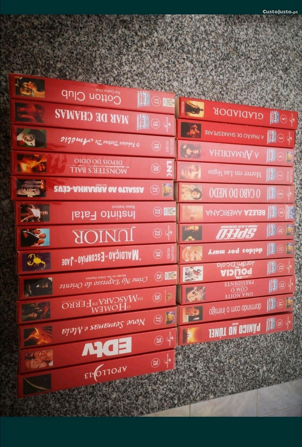 VHS vários filmes