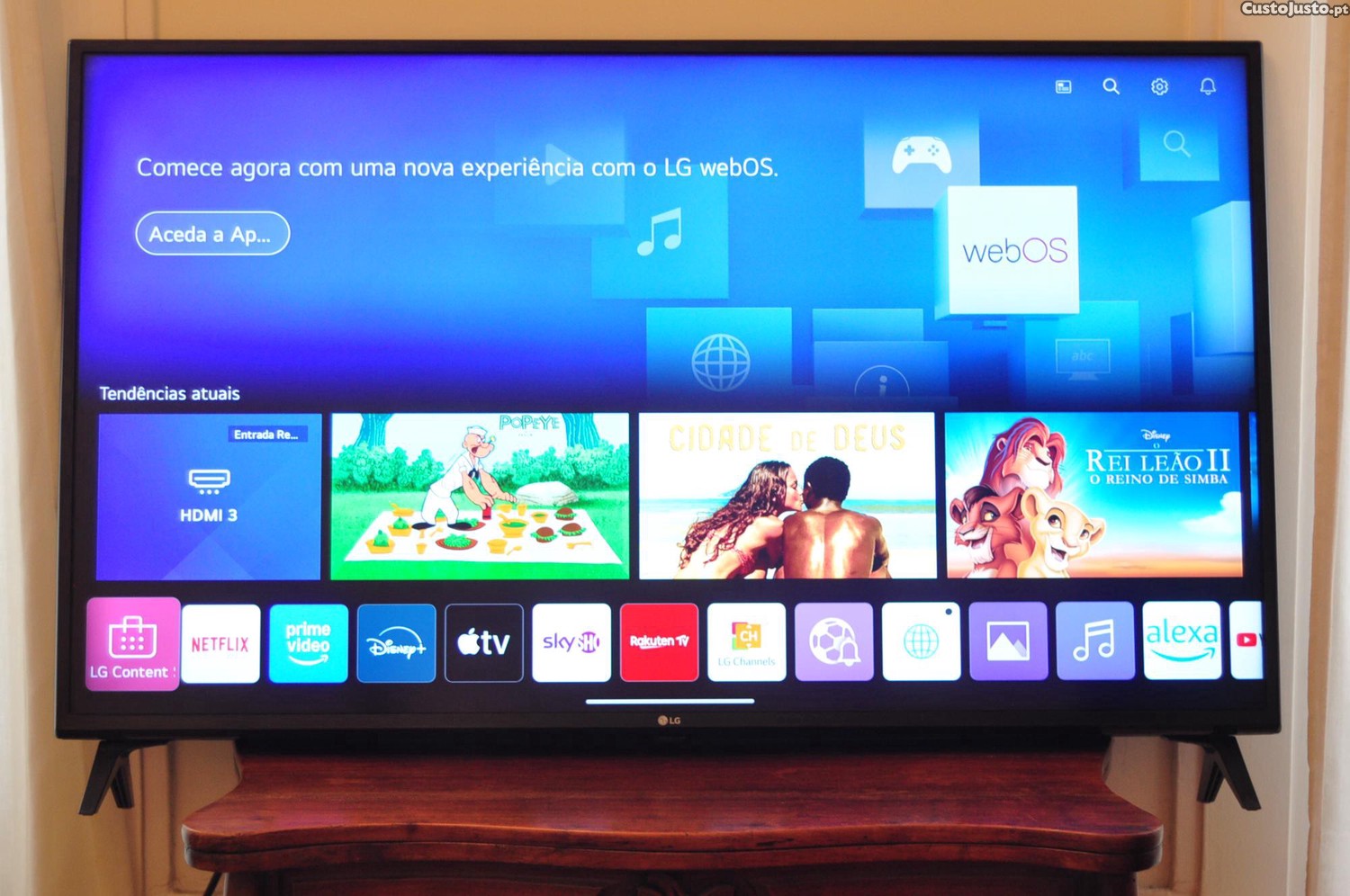 Televisão Smart Tv 4k Ultra Hd Lg 49 Polegadas Como Nova | TV, Áudio e ...