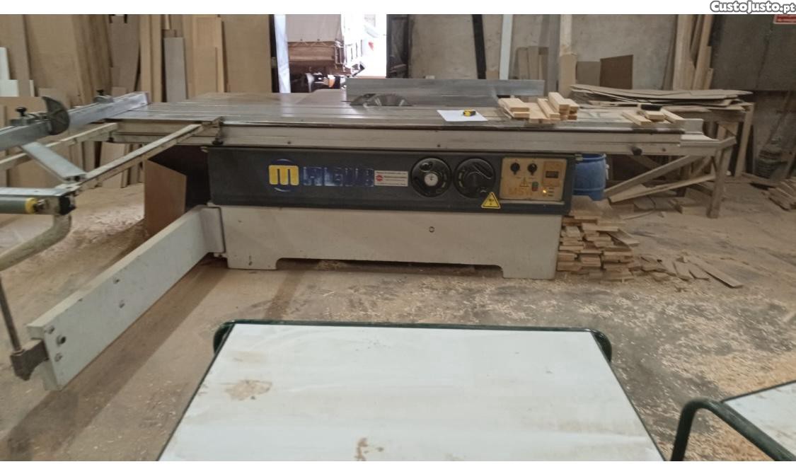 Esquadrejadora inclinável carro 3.20m com normas CE