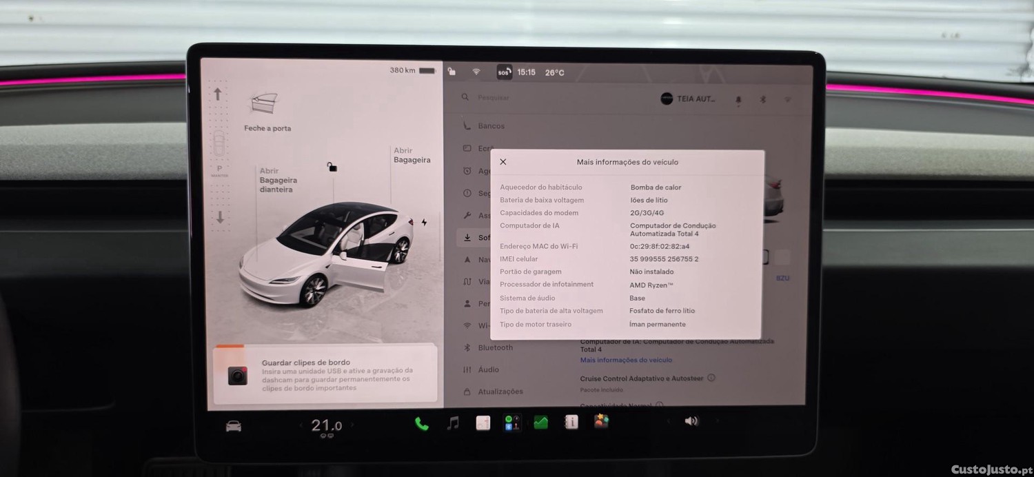 Tesla Model 3 Tração Traseira Premium — fotografia 6