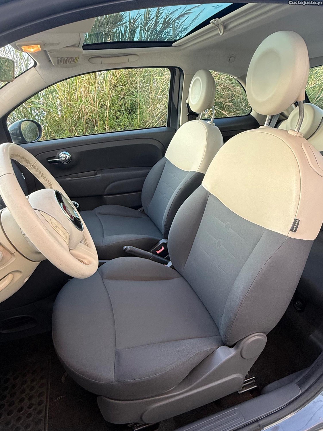 Fiat 500 1.2gasolina poucos kms muito estimado — fotografia 3