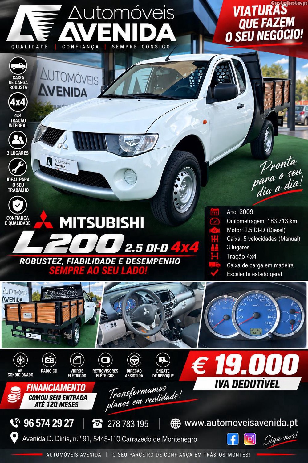 Mitsubishi L200 2.5 DI-D Club Invite 3L 4WD - 09