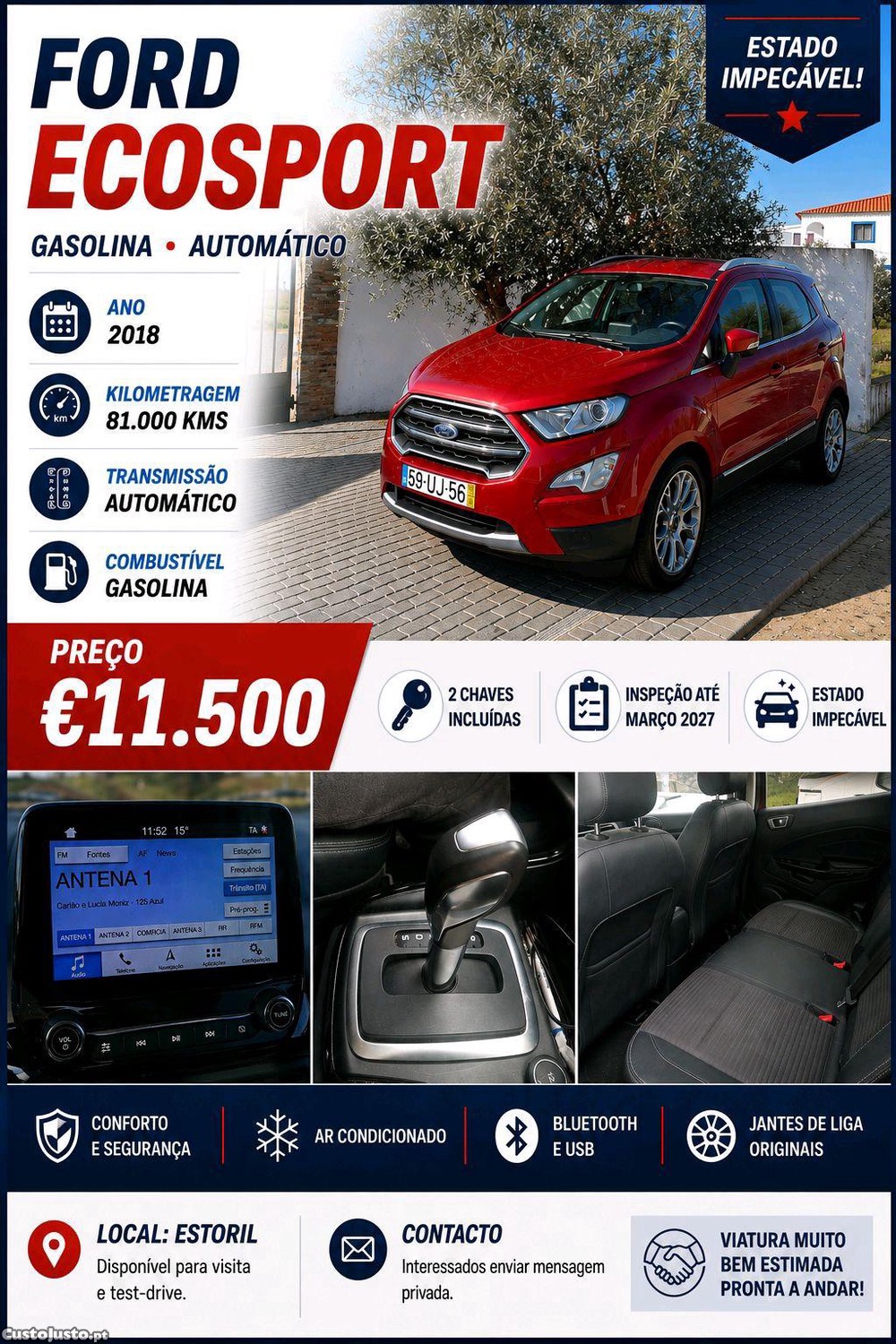 Ford EcoSport 1.0 Ecoboost Titanium — fotografia 9