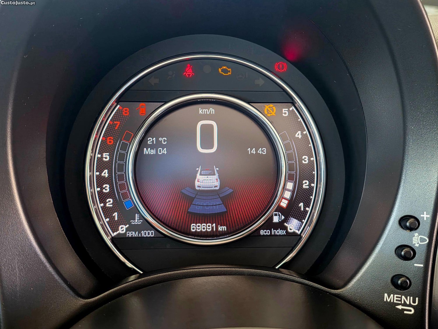 Fiat 500C Sport 0.9 TwinAir 105 cv — fotografia 8