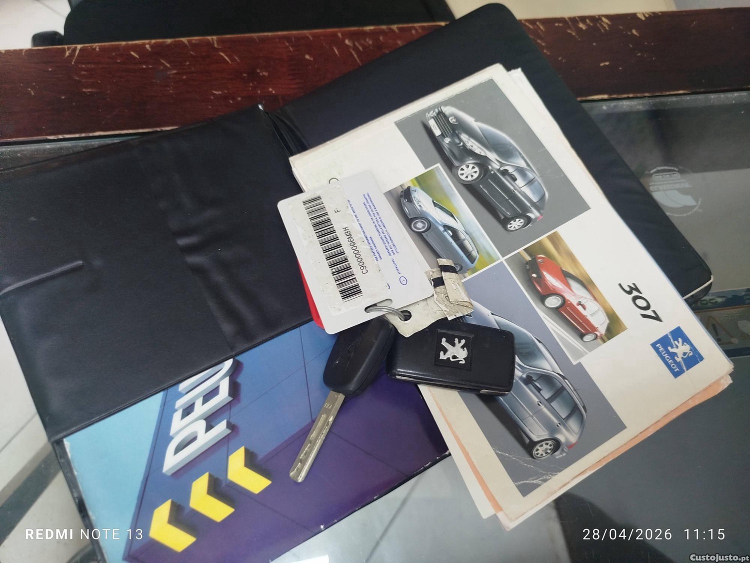Peugeot 307 1'6 HdiDiesel 5 Lug C 167. 000 Kms( Viatura Nacional) — fotografia 4