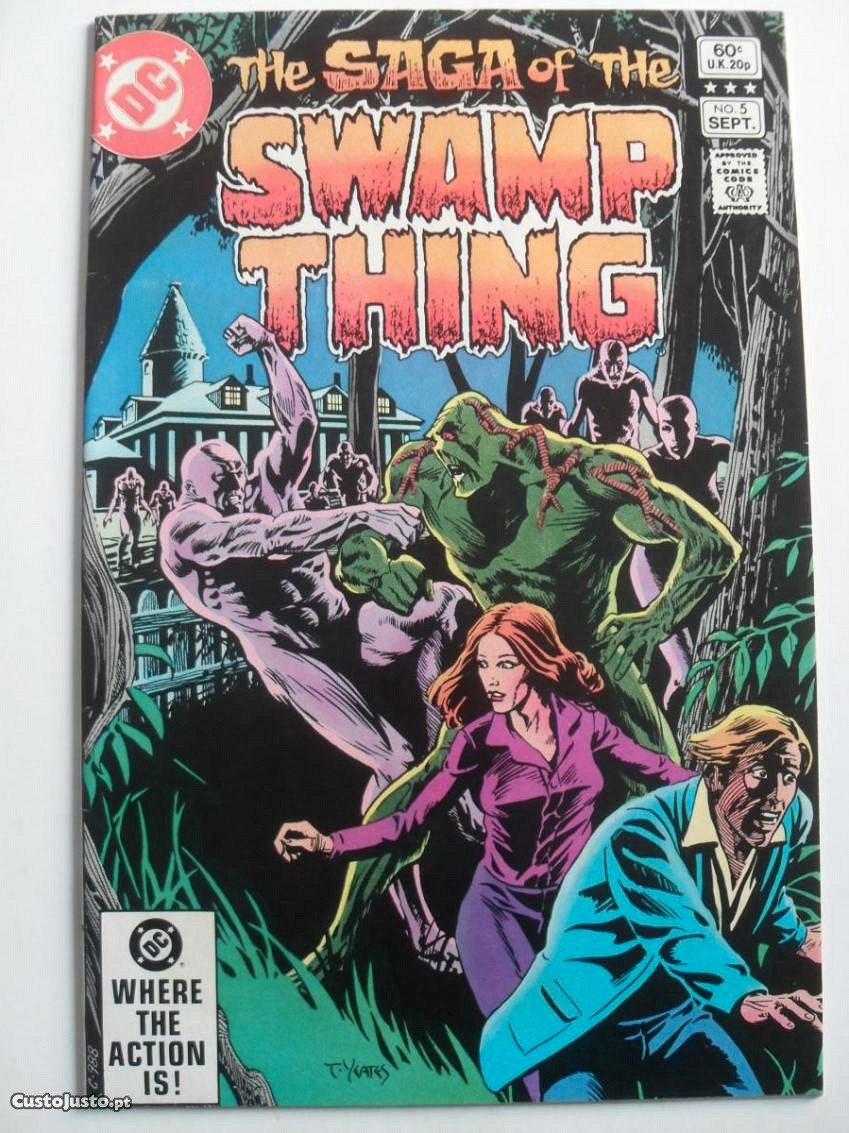The Saga of The SWAMP THING 5 DC Comics 1982 bd Banda Desenhada bronze age