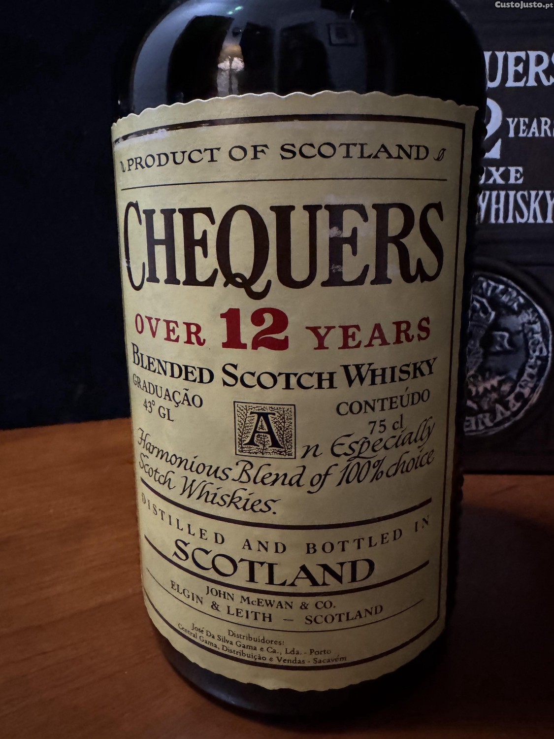 Whisky Chequers 12 Anos (garrafa Numerada) | Vinho e Gastronomia