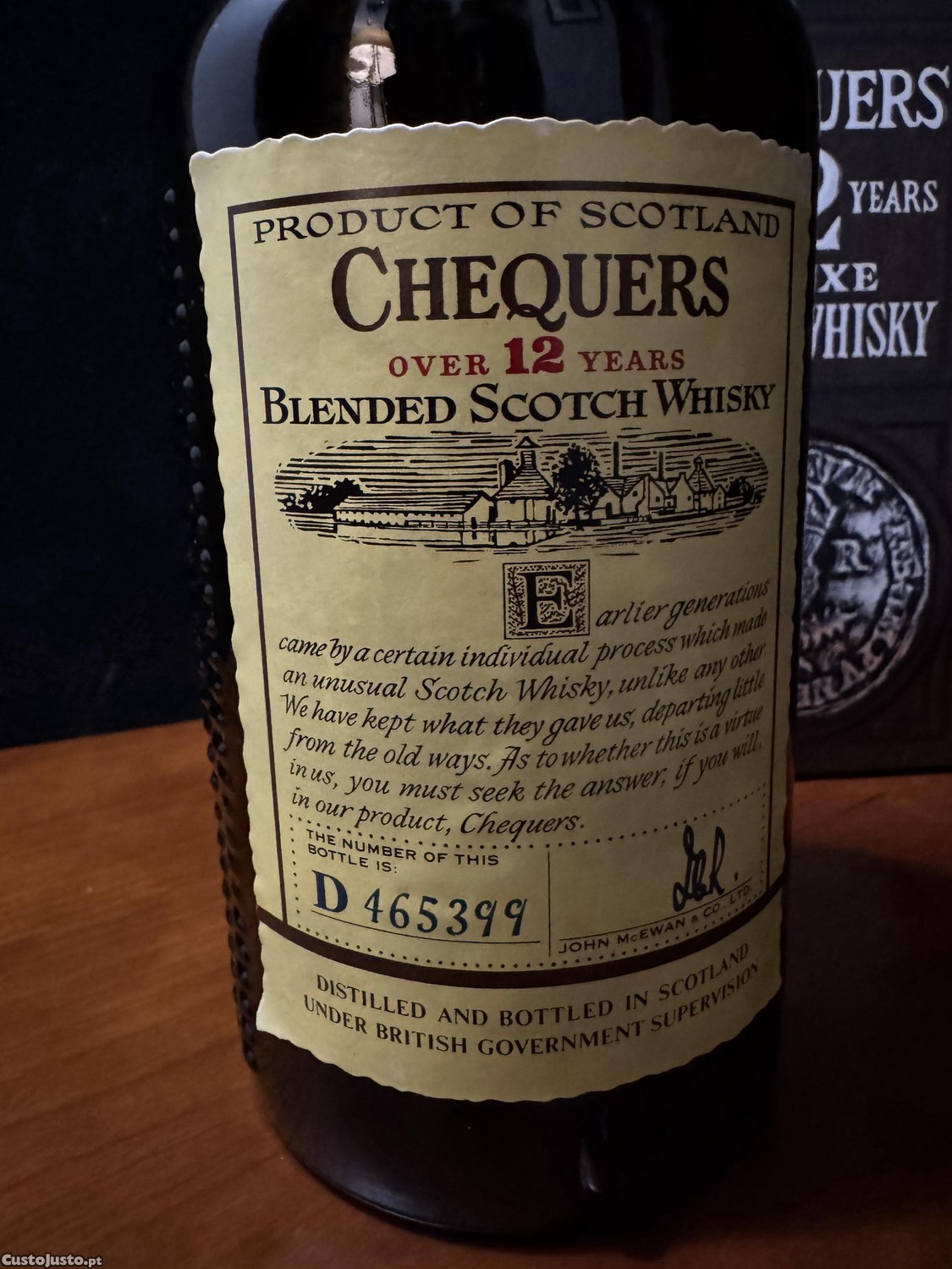 Whisky Chequers 12 Anos (garrafa Numerada) | Vinho e Gastronomia