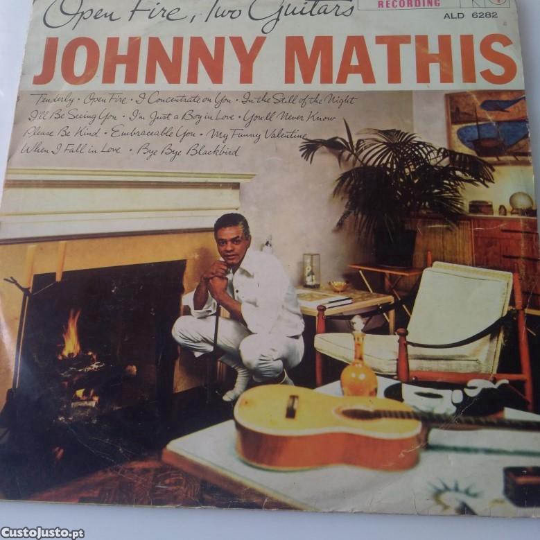Disco Vinil Johnny Mathis, Open Fire , Two Guitars | Música e Filmes, à ...