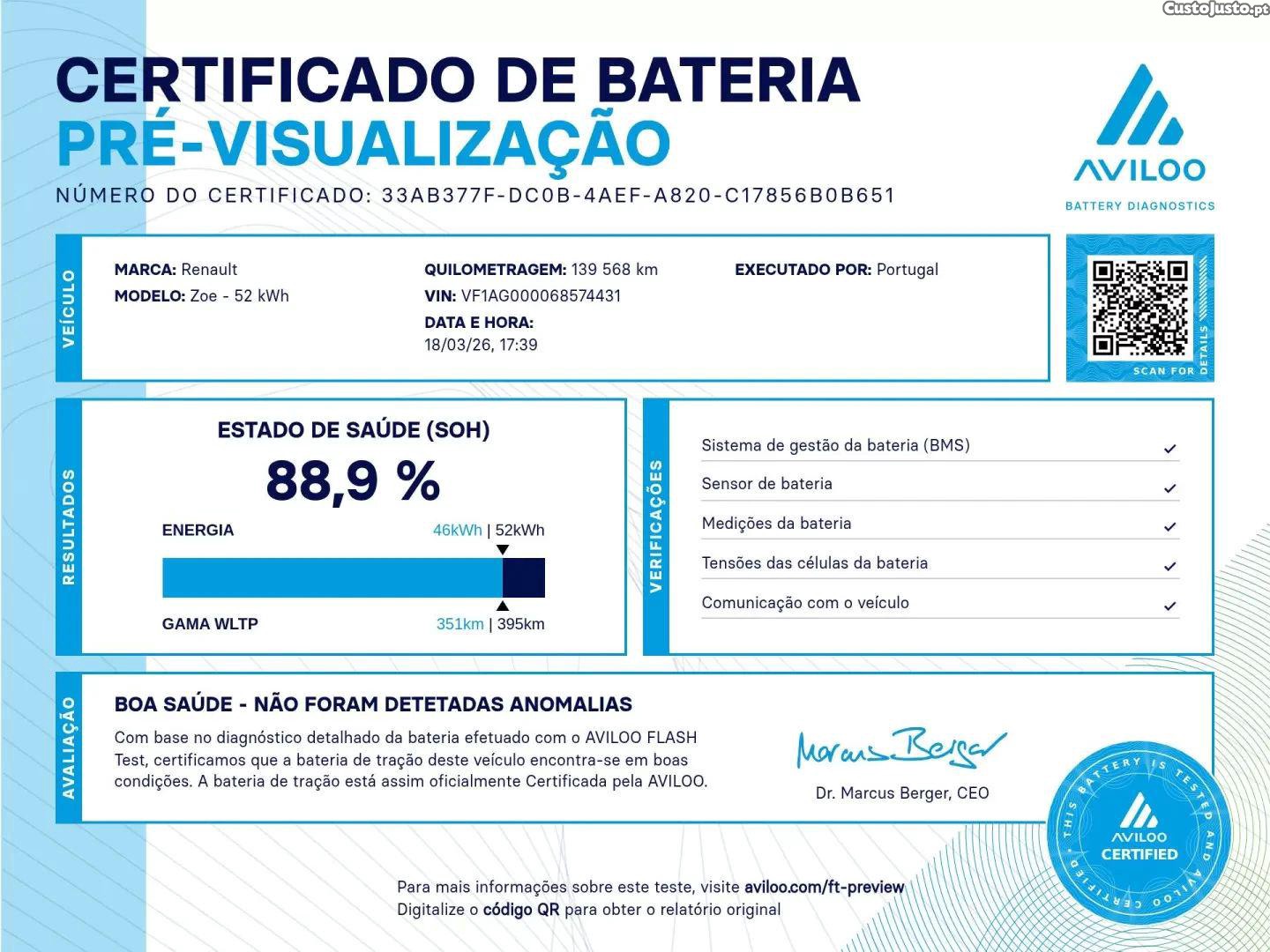 Renault Zoe (c/ bateria) zen 50 — fotografia 16