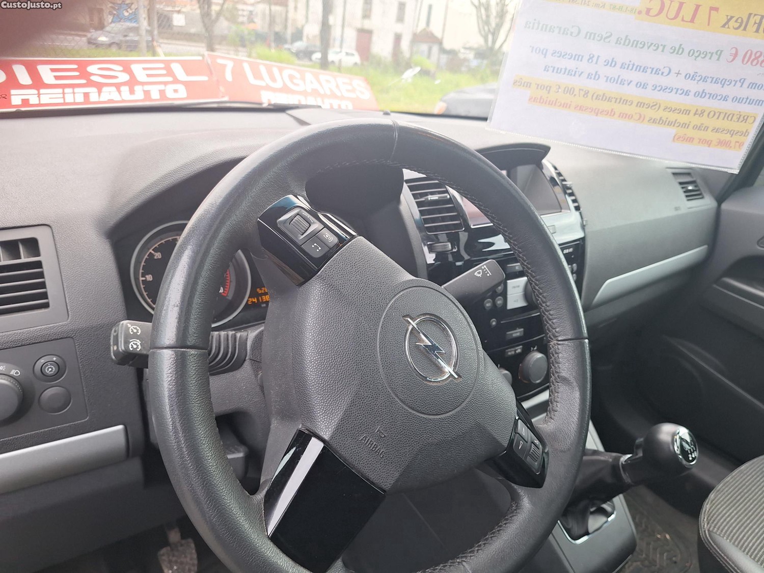 Opel Zafira 1.7 CDTI 7 LUGARES Duplo Teto Panorâmico Cortinas Elet.Novº. — fotografia 9