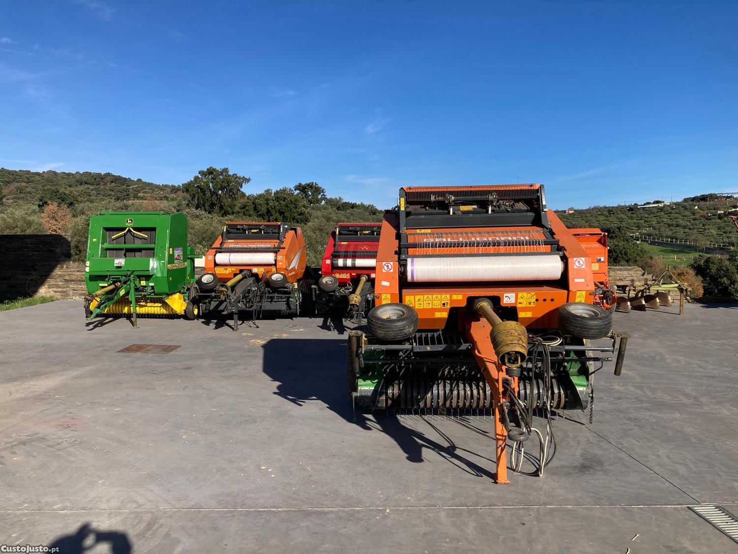 enfardadeira de rolo Gallignani GA CR32 para tractor