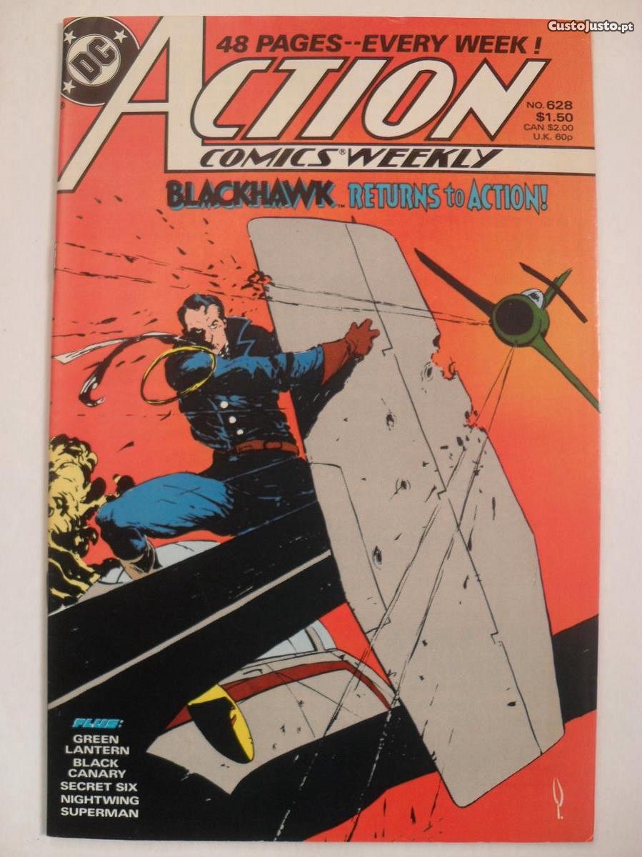 Action Comics Weekly 628 Superman Nightwing Green Lantern Blackhawk BD DC Comics banda desenhada