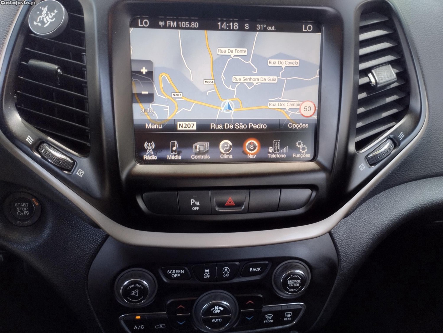 Jeep Cherokee 2.0 MJD LONGITUDE - NACIONAL - C/ GARANTIA - "C/ Gancho de Reboque" — fotografia 6