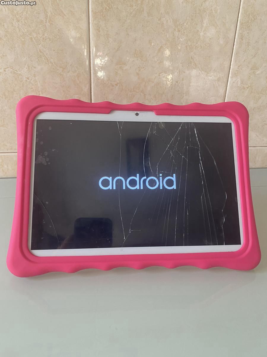 Tablet usado com capa e caixa original