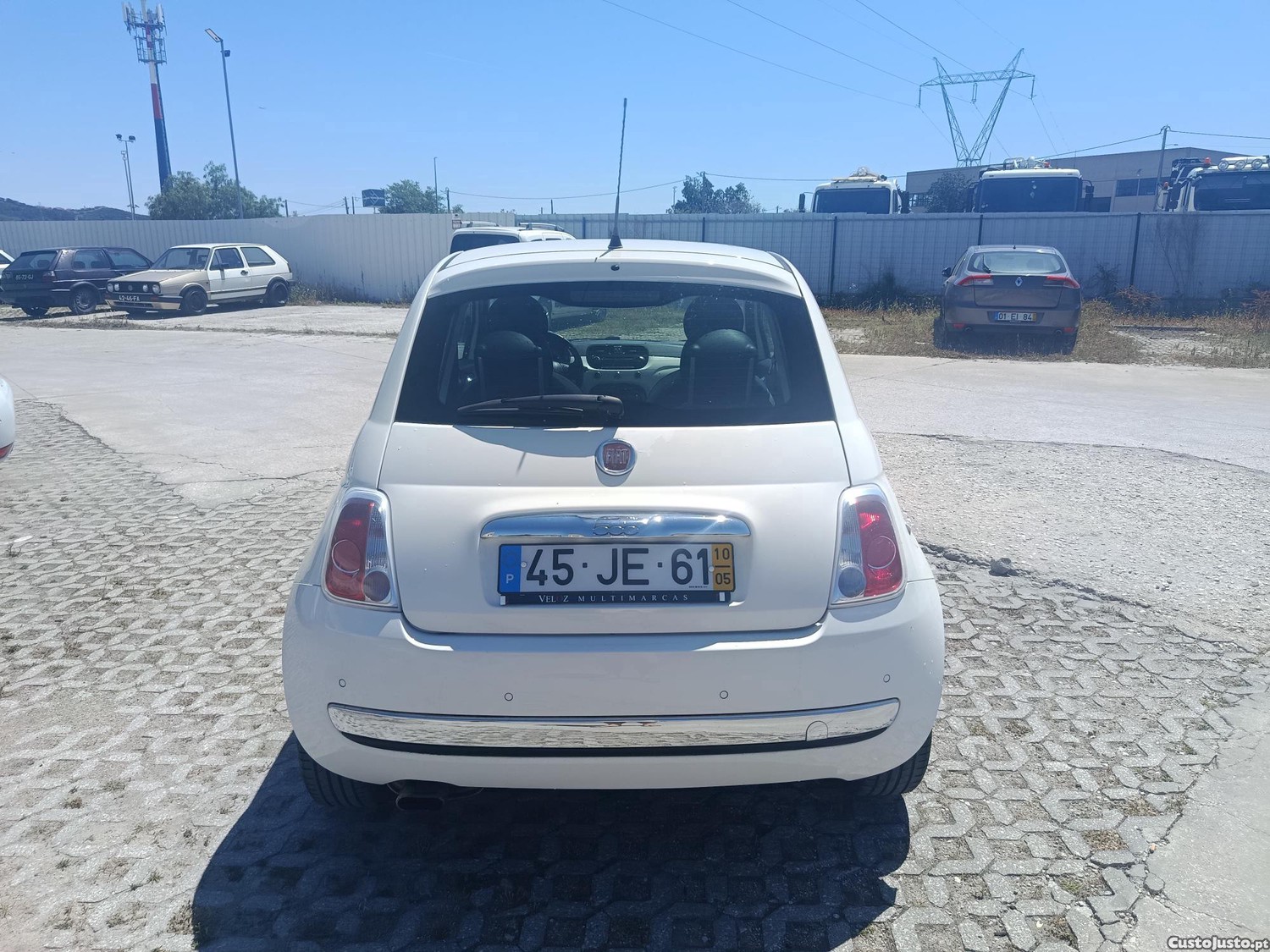Fiat 500 1.3 Multijet diesel 75cv tecto panorâmico impecável — fotografia 4
