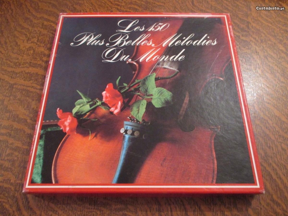 Coletânea Vinil Les 150 Plus Belles Melodies Du Monde 1980 (8 discos LP`S)