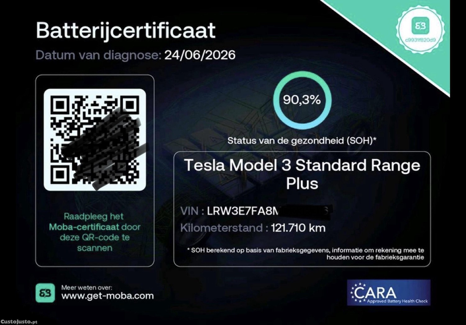 Tesla Model 3 Standard Range Plus — fotografia 6